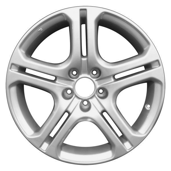 Perfection Wheel® - 18 x 8.5 Double 5-Spoke Silver Gray Sparkle Full Face Alloy Factory Wheel (Refinished)