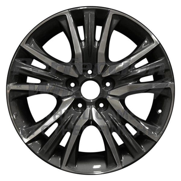 Perfection Wheel® - 19 x 8 5 W-Spoke Carbon Gray Machined POD Alloy Factory Wheel (Refinished)