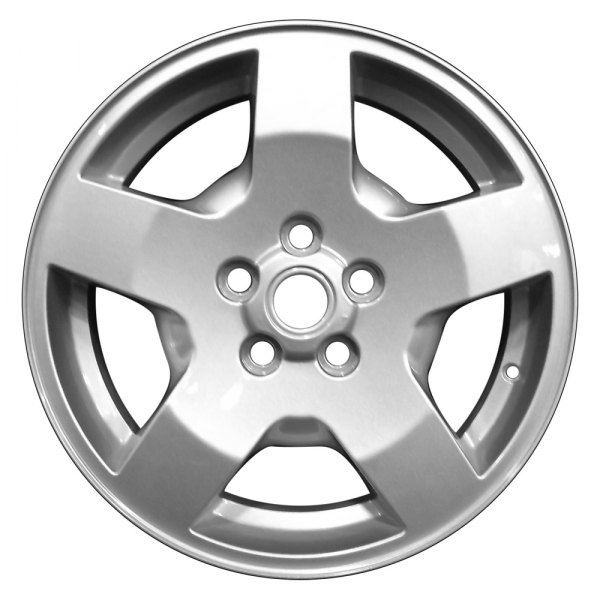 Perfection Wheel® - 18 x 8 5-Spoke Fine Sparkle Silver Full Face Alloy Factory Wheel (Refinished)