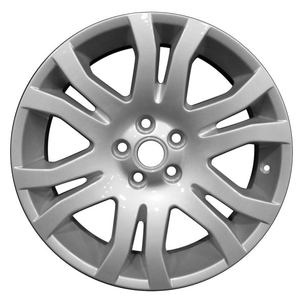 Perfection Wheel® - 18 x 8 6 V-Spoke Bright Sparkle Silver Full Face Alloy Factory Wheel (Refinished)