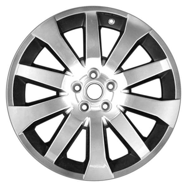 Perfection Wheel® - 19 x 8 Alternating-Spoke Hyper Bright Smoked Silver Full Face Alloy Factory Wheel (Refinished)