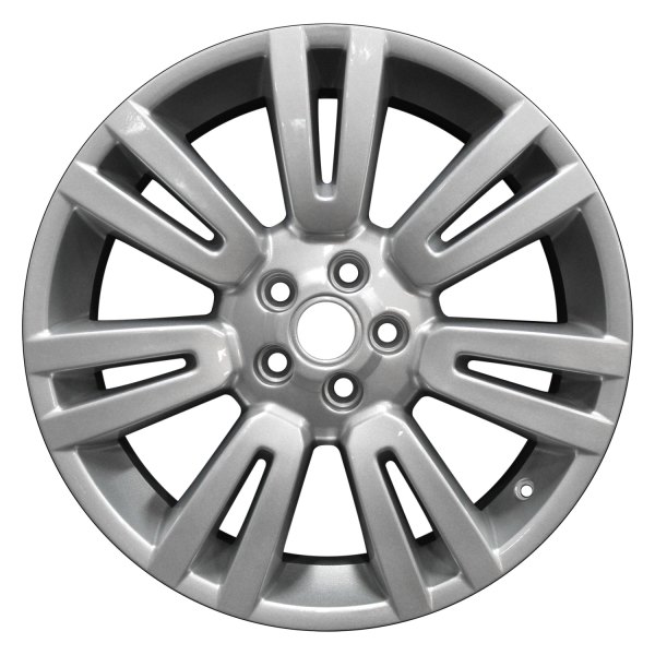 Perfection Wheel® - 19 x 8 7 V-Spoke Sparkle Silver Full Face Alloy Factory Wheel (Refinished)