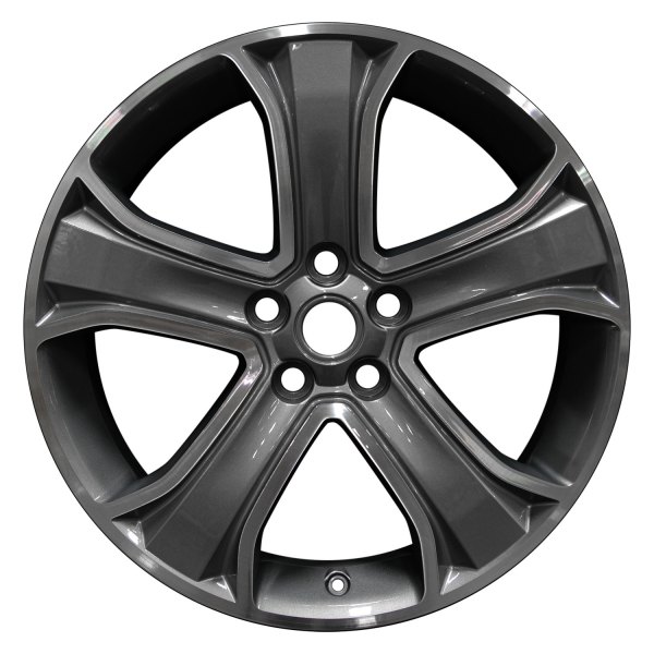 Perfection Wheel® - 20 x 9.5 5-Spoke Light Charcoal Machined Bright Alloy Factory Wheel (Refinished)