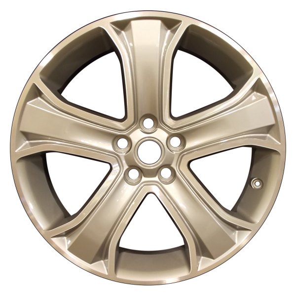 Perfection Wheel® - 20 x 9.5 5-Spoke Fine Metallic Silver Machined Alloy Factory Wheel (Refinished)