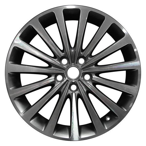 Perfection Wheel® - 20 x 8.5 15 I-Spoke Medium Charcoal Machined Bright Alloy Factory Wheel (Refinished)