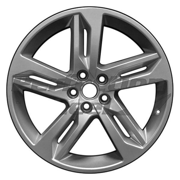 Perfection Wheel® - 19 x 8 5 Double Spiral-Spoke Sparkle Silver Alloy Factory Wheel (Refinished)
