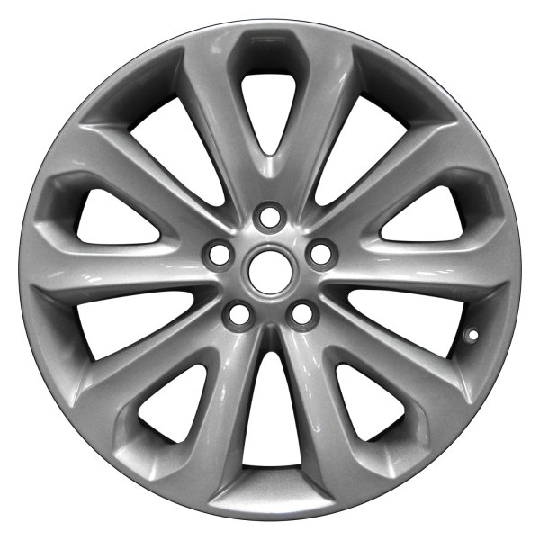 Perfection Wheel® - 20 x 8.5 5 V-Spoke Sparkle Silver Full Face Alloy Factory Wheel (Refinished)