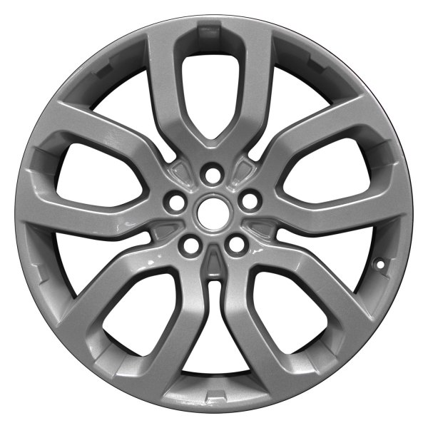 Perfection Wheel® - 22 x 9.5 5 V-Spoke Sparkle Silver Full Face Alloy Factory Wheel (Refinished)