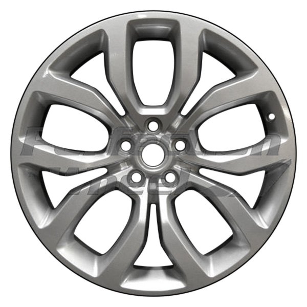Perfection Wheel® - 21 x 9.5 5 V-Spoke Sparkle Silver Full Face PIB Alloy Factory Wheel (Refinished)