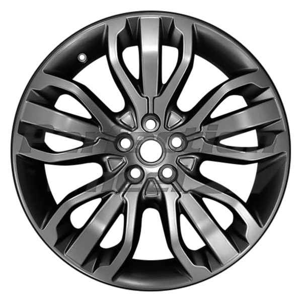 Perfection Wheel® - 21 x 9.5 5 W-Spoke Magellan Gray Charcoal Alloy Factory Wheel (Refinished)