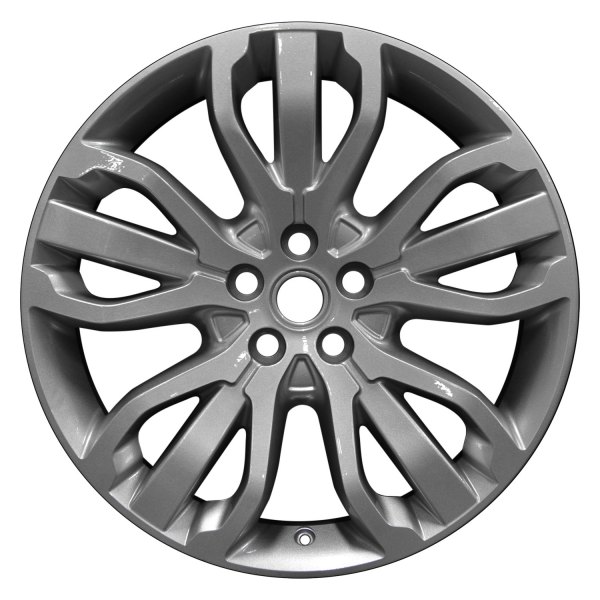 Perfection Wheel® - 21 x 9.5 5 W-Spoke Sparkle Silver Full Face Alloy Factory Wheel (Refinished)