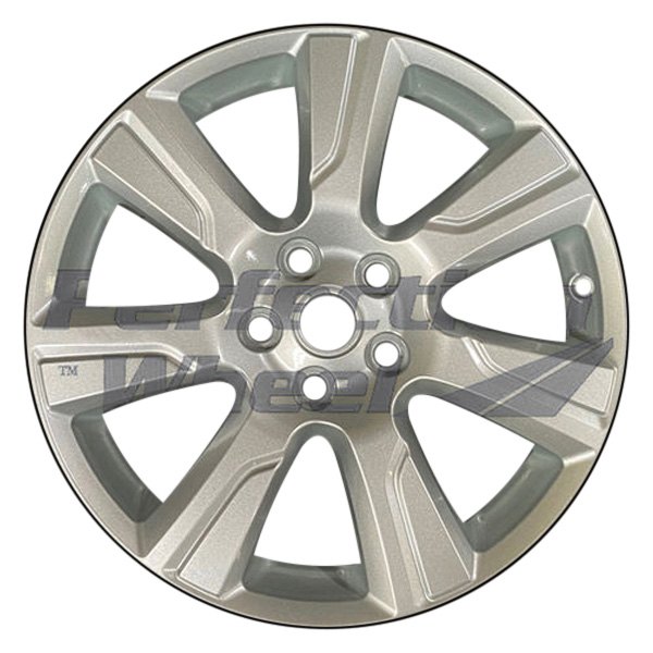 Perfection Wheel® - 19 x 8 7 Turbine-Spoke Sparkle Silver Full Face Alloy Factory Wheel (Refinished)