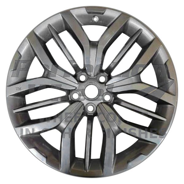 Perfection Wheel® - 21 x 9.5 15 I-Spoke Medium Charcoal Metallic Polish Alloy Factory Wheel (Refinished)