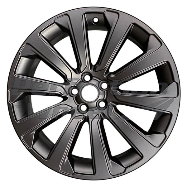 Perfection Wheel® - 20 x 8.5 10 Spiral-Spoke Dark Blueish Charcoal Full Face Alloy Factory Wheel (Refinished)