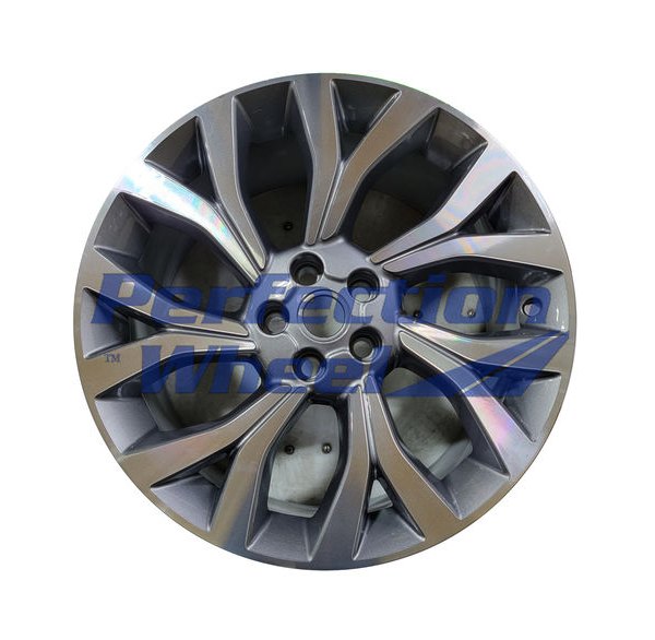 Perfection Wheel® - 21 x 9.5 7 Y-Spoke Dark Silver Metallic Machined Alloy Factory Wheel (Refinished)