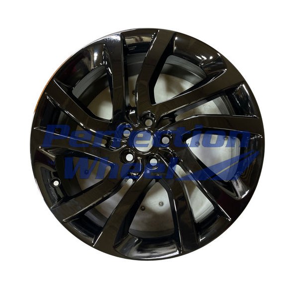 Perfection Wheel® - 20 x 8 10 Spiral-Spoke Gloss Black Full Face PIB Alloy Factory Wheel (Refinished)