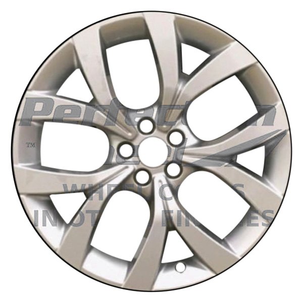 Perfection Wheel® - 20 x 8 5 V-Spoke Sparkle Silver Full Face Alloy Factory Wheel (Refinished)