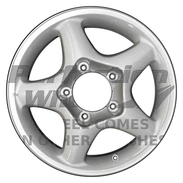 Perfection Wheel® - 16 x 6.5 5-Spoke Bright Metallic Silver Machined Alloy Factory Wheel (Refinished)