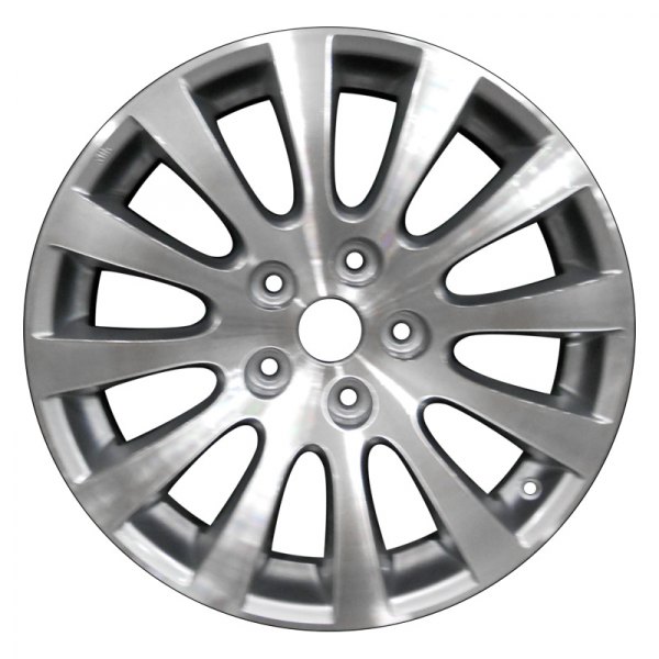 Perfection Wheel® - 17 x 7 12 I-Spoke Blueish Metallic Silver Machined Alloy Factory Wheel (Refinished)