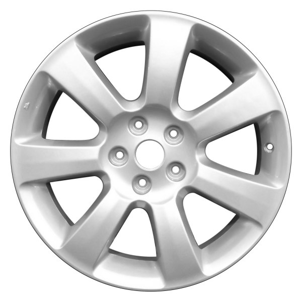Perfection Wheel® - 18 x 7 7 I-Spoke Fine Sparkle Silver Full Face Alloy Factory Wheel (Refinished)