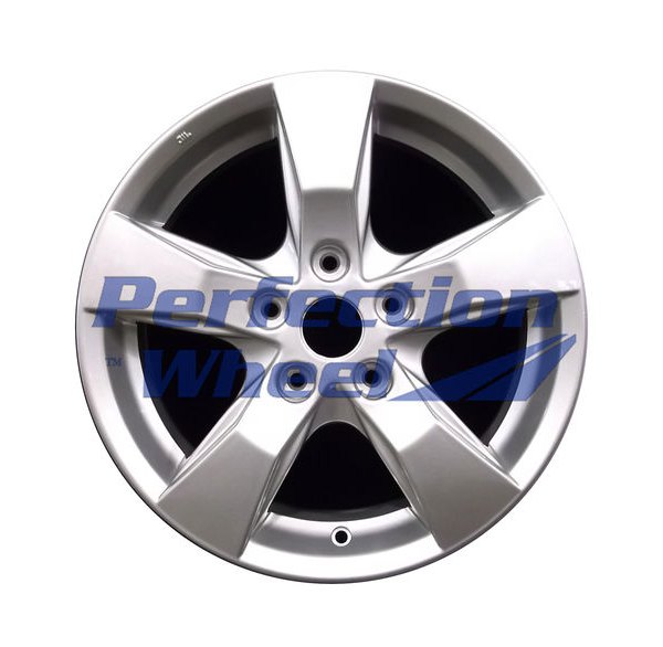 Perfection Wheel® - 16 x 6 5-Spoke Bright Metallic Silver Full Face Alloy Factory Wheel (Refinished)