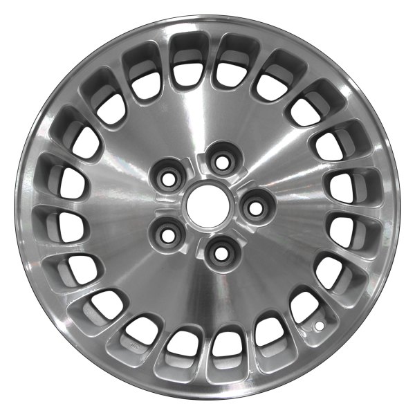 Perfection Wheel® - 16 x 7 20-Slot Bright Medium Sparkle Silver Machined Alloy Factory Wheel (Refinished)