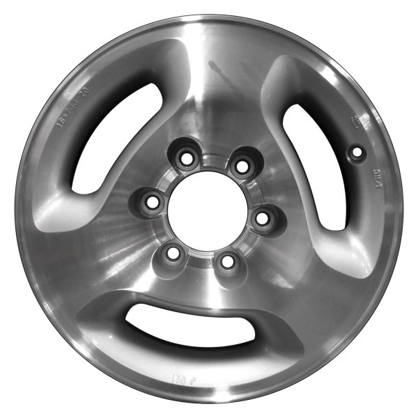 Perfection Wheel® - 16 x 7 3-Slot Medium Silver Machined Alloy Factory Wheel (Refinished)