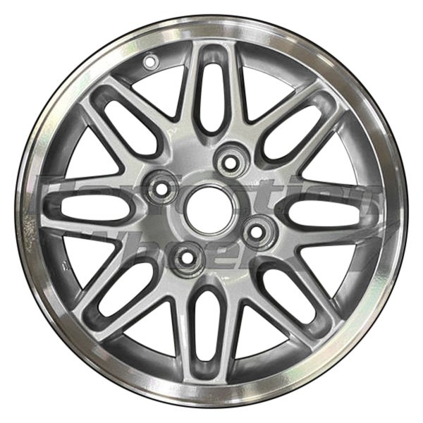 Perfection Wheel® - 15 x 6 8 Y-Spoke Medium Silver Flange Cut Alloy Factory Wheel (Refinished)