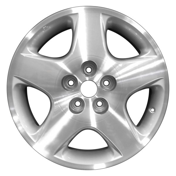 Perfection Wheel® - 17 x 7 5-Spoke Medium Silver Machined Alloy Factory Wheel (Refinished)