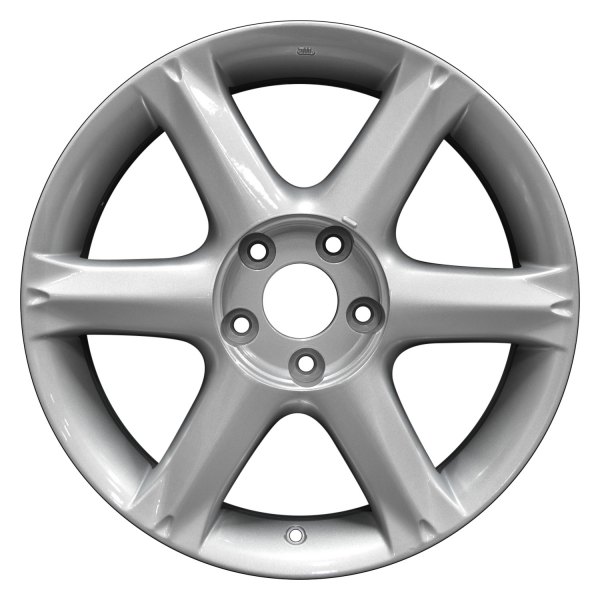 Perfection Wheel® - 17 x 7.5 6 I-Spoke Medium Sparkle Silver Full Face Alloy Factory Wheel (Refinished)