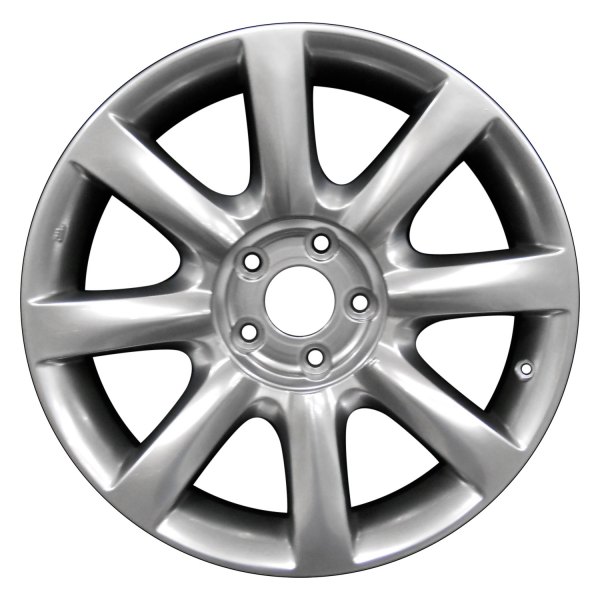 Perfection Wheel® - 18 x 7.5 8 I-Spoke Hyper Bright Smoked Silver Full Face Alloy Factory Wheel (Refinished)