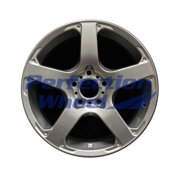 Perfection Wheel® - 17 x 7 5-Spoke Bright Metallic Silver Full Face Alloy Factory Wheel (Refinished)