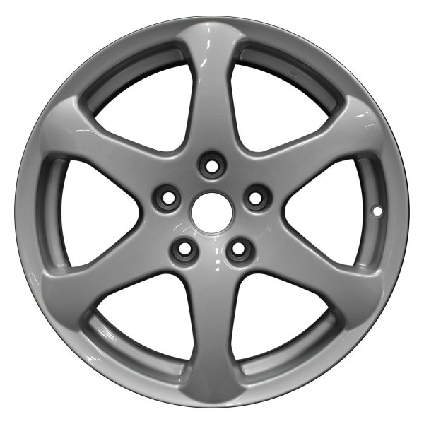 Perfection Wheel® - 17 x 7 6 I-Spoke Medium Silver Full Face Alloy Factory Wheel (Refinished)