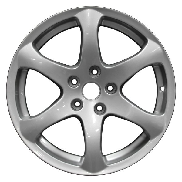 Perfection Wheel® - 17 x 7.5 6 I-Spoke Medium Silver Full Face Alloy Factory Wheel (Refinished)