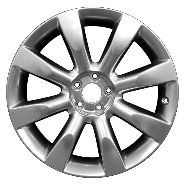 Perfection Wheel® - 20 x 8 8 I-Spoke Hyper Bright Smoked Silver Full Face Alloy Factory Wheel (Refinished)