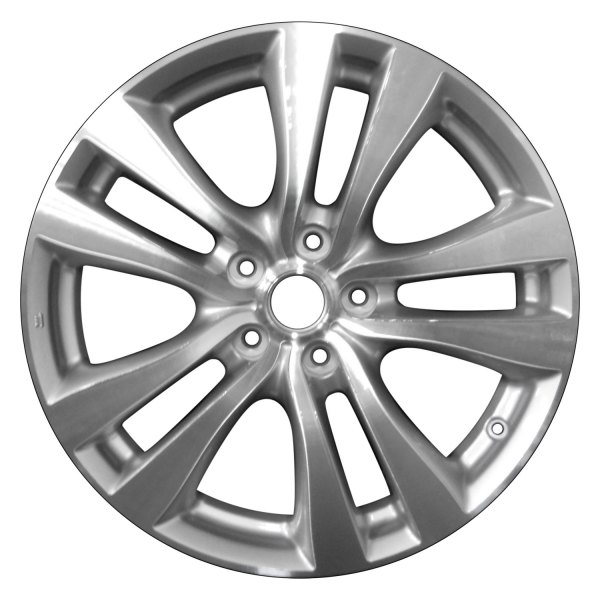 Perfection Wheel® - 18 x 8 Double 5-Spoke Bright Fine Metallic Silver Machined Alloy Factory Wheel (Refinished)