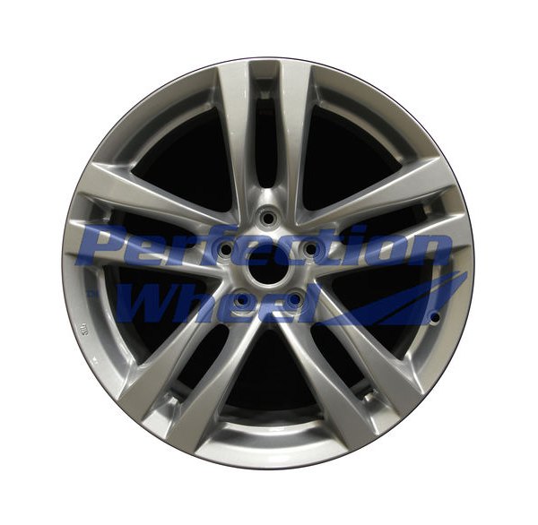 Perfection Wheel® - 18 x 8 Double 5-Spoke Bright Metallic Silver Full Face Alloy Factory Wheel (Refinished)