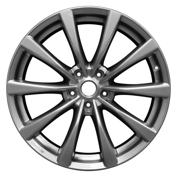 Perfection Wheel® - 19 x 9 10 I-Spoke Hyper Medium Silver Full Face Alloy Factory Wheel (Refinished)