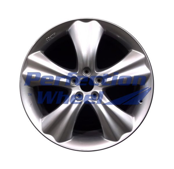 Perfection Wheel® - 20 x 8 5-Spoke Bright Metallic Silver Full Face Alloy Factory Wheel (Refinished)