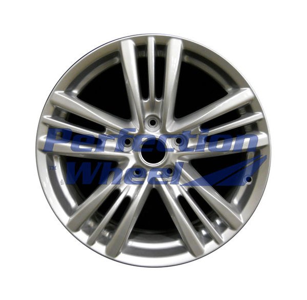 Perfection Wheel® - 17 x 7.5 Triple 5-Spoke Bright Metallic Silver Full Face Alloy Factory Wheel (Refinished)