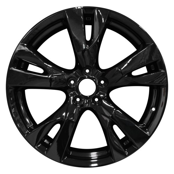Perfection Wheel® - 20 x 9 Double 5-Spoke Black Full Face PIB Alloy Factory Wheel (Refinished)