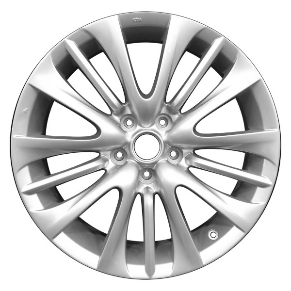 Perfection Wheel® - 18 x 8 Triple 5-Spoke Fine Bright Silver Full Face Alloy Factory Wheel (Refinished)