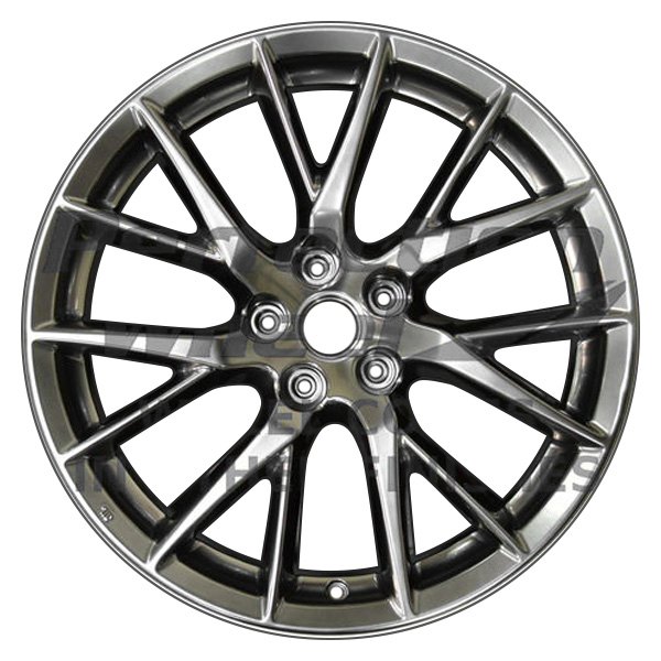Perfection Wheel® - 19 x 8.5 7 Y-Spoke Black Full Face Alloy Factory Wheel (Refinished)