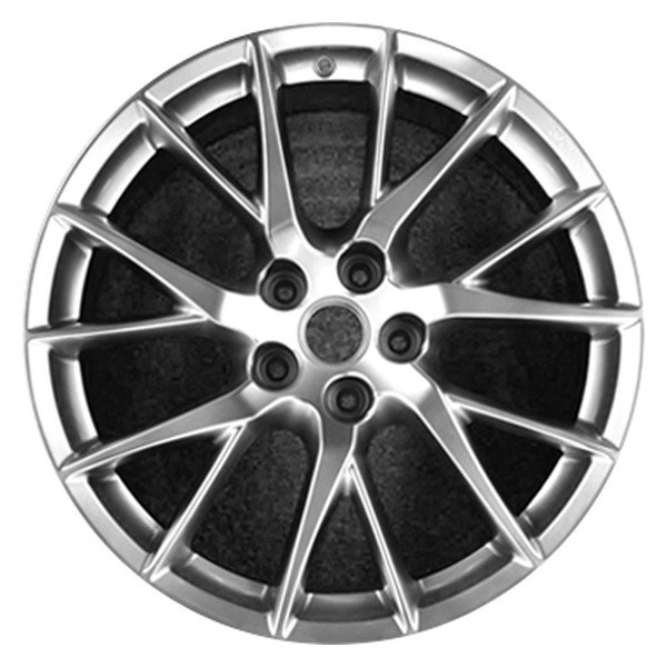 Perfection Wheel® - 19 x 9 7 Y-Spoke Hyper Dark Smoked Silver Full Face Alloy Factory Wheel (Refinished)