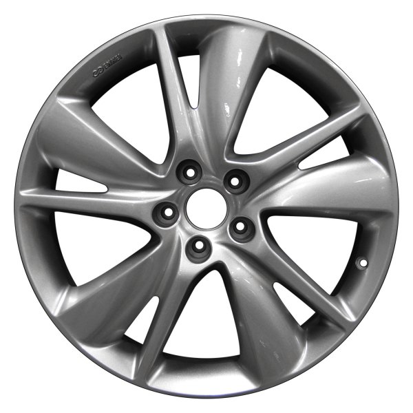 Perfection Wheel® - 20 x 8 Double 5-Spoke Sparkle Silver Full Face Alloy Factory Wheel (Refinished)