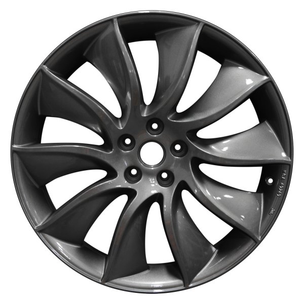 Perfection Wheel® - 21 x 9.5 10 Turbine-Spoke Dark Sparkle Charcoal Full Face Alloy Factory Wheel (Refinished)