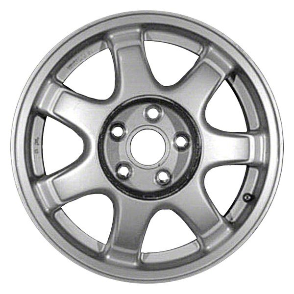 Perfection Wheel® - 16 x 7.5 7 I-Spoke Bright Fine Silver Machine Before Painting Alloy Factory Wheel (Refinished)