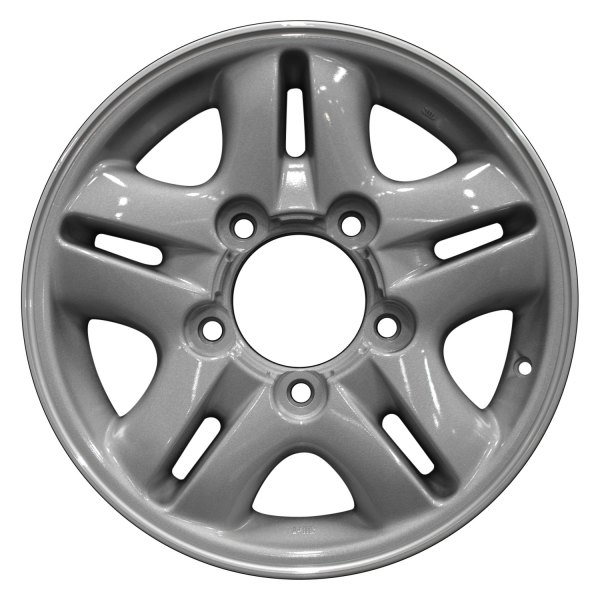 Perfection Wheel® - 16 x 8 Double 5-Spoke Bright Medium Silver Machine Before Painting Alloy Factory Wheel (Refinished)