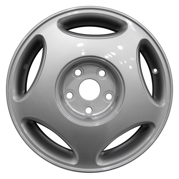 Perfection Wheel® - 16 x 7 5-Slot Bright Fine Silver Full Face Alloy Factory Wheel (Refinished)