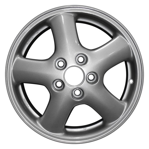 Perfection Wheel® - 16 x 6.5 5-Spoke Medium Silver Machine Before Painting Alloy Factory Wheel (Refinished)